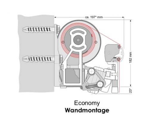 Wandmontage-Economy